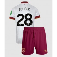 Echipament fotbal West Ham United Tomas Soucek #28 Tricou Treilea 2024-25 pentru copii maneca scurta (+ Pantaloni scurti)